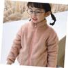 COSMEVIVI Coral Fleece Children Coat Thickened Warm Outerwear for Kids Autumn Winter Jacket for Girls Soft and Cozy Kids Clothing view 2