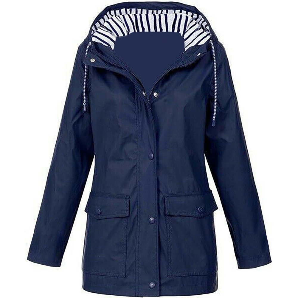Lolvmvchi Where Are Warm Jackets For Women Oversized Winter Coats For Women Jacket Windproof Outdoor Coat Plus Women'S Coat (Blue, Xxxl) Light Jackets For Women Fall Winter Coats For Women Plus Siz