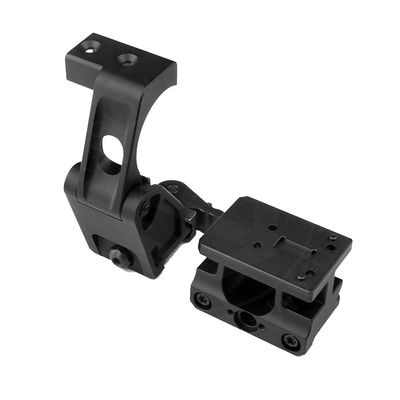AWETHE Tactical Red Dot Sight Riser Mount for AEMS Reflex Sight & FTC QD Flip Up Magnifier Scope Mount for HM3X Magnifier Combo, 2.26" Optical Centerline Height, Fit 20mm Rail, BK