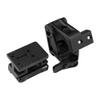 AWETHE Tactical Red Dot Sight Riser Mount for AEMS Reflex Sight & FTC QD Flip Up Magnifier Scope Mount for HM3X Magnifier Combo, 2.26" Optical Centerline Height, Fit 20mm Rail, BK view 3