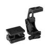 AWETHE Tactical Red Dot Sight Riser Mount for AEMS Reflex Sight & FTC QD Flip Up Magnifier Scope Mount for HM3X Magnifier Combo, 2.26" Optical Centerline Height, Fit 20mm Rail, BK view 4