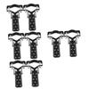 Gatuida 4pairs Folding Bike Pedals Footrests Non-Slip Rear Seat Pegs for Mountain and Standard Bicycles Easy Installation Construction Compact Design for Outdoor Cycling Adventures view 1