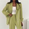 Lolvmvchi Placed Recently By Me Zip Up Hoodie Women Oversized Winter Coats For Women And Autumn Small Suit Suit Women'S Design (Green, S) Light Jackets For Women Fall Winter Coats For Women Plus Si view 2