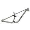 BSFHQS 27.5/29er Full Suspension Boost Mountain Bike Frame Travel 130mm Aluminum Alloy Disc Brake Bikes Frame XC Soft Tail Enduro Frame Thru-Axle 12 * 148mm(Gray,M 27.5") view 1