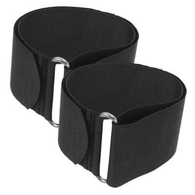 KOMBIUDA 2Pcs Adjustable Exercise Bike Pedal Straps Footrest Straps for Cycling Gym Use and Cable Machines Wear-Resistant Design for Enhanced Comfort and Performance