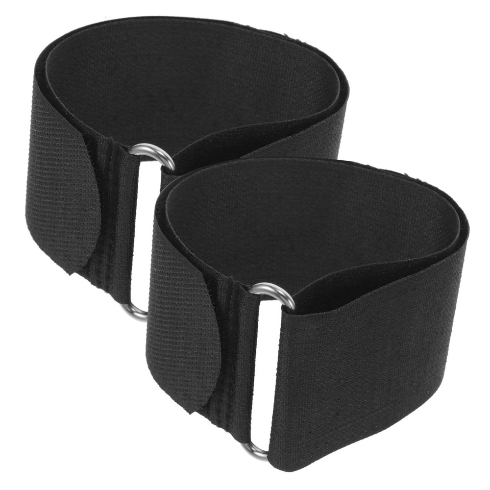 KOMBIUDA 2Pcs Adjustable Exercise Bike Pedal Straps Footrest Straps for Cycling Gym Use and Cable Machines Wear-Resistant Design for Enhanced Comfort and Performance