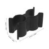 KOMBIUDA Tube Clamp Double Clip Fastener for Yacht Shelf Boat Accessory Pipe Connector Lightweight and Easy to Use for Rv Applications view 2