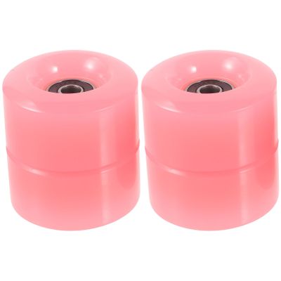 BIUDECO 4pcs Skateboard Soft Wheels Roller Skate Wheels Outdoor Skate Decorative for Skating