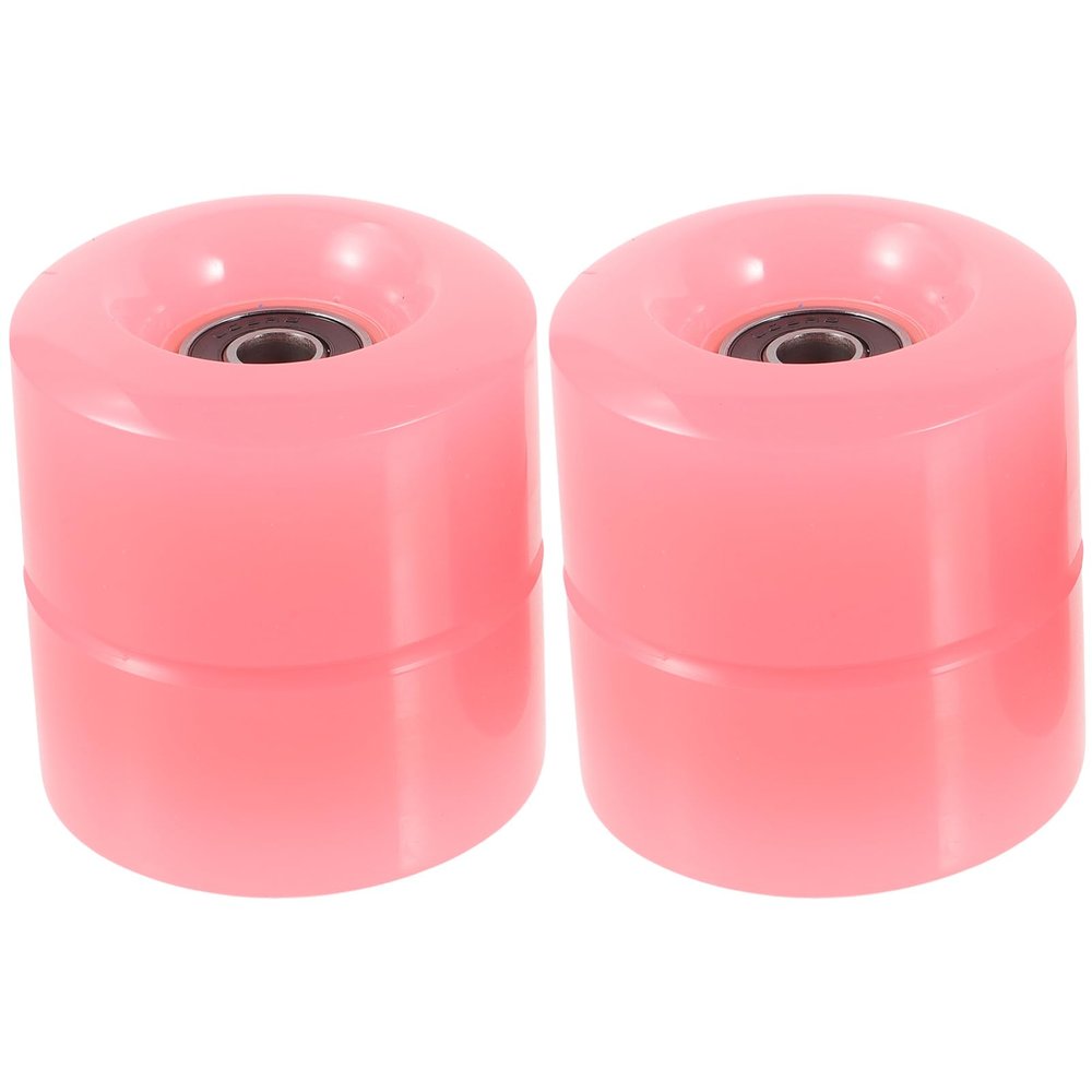 BIUDECO 4pcs Skateboard Soft Wheels Roller Skate Wheels Outdoor Skate Decorative for Skating