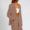 Lolvmvchi Deals 2024 Womens Lightweight Jackets Oversized Winter Coats For Women Sleeve Front Button Work Jackets With Pocket (Khaki, Xl) Light Jackets For Women Fall Winter Coats For Women Plu view 2