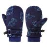 YUGSHNKFC Kids Ski Gloves Printed Dinosaur Pattern Thicken Thermal Mitts Gloves Splashproof Mittens Children Winter Warm Gloves view 1