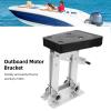 2 Stroke Outboard Motor Bracket, Aluminum Alloy Boat Engine Support, Auxiliary Heavy Duty Marine Motor Bracket for Boat, Load 7 Max. 115 Lbs, 10.6 Inch view 2
