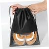 COLLBATH Shoe Organizer Bag 24pcs Non-woven Drawstring Pouch Universal Travel Storage for Shoes and Slippers view 3