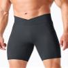 NELEUS Men's 3 Pack Nylon Running Workout Compression Shorts with Pocket,6115 Black/Dark Navy/Red,XL view 2