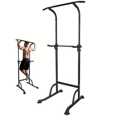 Power Tower, Athfiner Pull Up Bar Station,Height Adjustable Multi-Function Dip Station for Home Gym Strength Training Fitness Workout Equipment