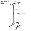 Power Tower, Athfiner Pull Up Bar Station,Height Adjustable Multi-Function Dip Station for Home Gym Strength Training Fitness Workout Equipment view 2