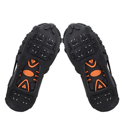 ZIZEV Ice Snow Traction Cleats, Lightweight Nonslip Ice Cleats, Universal Boot Ski Shoes (L:39-42)