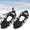 ZIZEV Ice Snow Traction Cleats, Lightweight Nonslip Ice Cleats, Universal Boot Ski Shoes (L:39-42) view 3