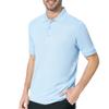 Crown Craze Performance Polos T-Shirt for Adult Men Lightweight 5.1oz Mesh Shirt,100% Polyester Breathable Tee (US, Alpha, 3X-Large, Regular, Regular, Light Blue) view 4