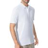 Crown Craze Performance Polos T-Shirt for Adult Men Lightweight 5.1oz Mesh Shirt,100% Polyester Breathable Tee (US, Alpha, X-Large, Regular, Regular, White) view 2