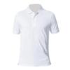 Crown Craze Performance Polos T-Shirt for Adult Men Lightweight 5.1oz Mesh Shirt,100% Polyester Breathable Tee (US, Alpha, X-Large, Regular, Regular, White) view 4