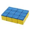 12 Pcs Billiard Non Slip Tip Chalk Billiard Pool Chalk for Snooker Pool Blue Green (Oily) view 2