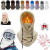 Conversionh Sherpa Hood Ski Mask, Sherpa Hood, Winter Outdoor Sports Windproof Sherpa Hood Balaclava Over Helmet (Khaki) view 1