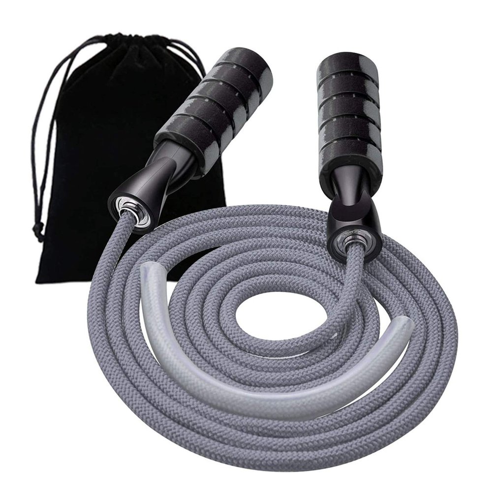 HBJWOV Jump Rope Ball Bearing Speed Skipping Rope Handles Jumping Ropes for Kids Women Men Indoor Outdoor Workout Aerobic Exercise