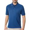 Crown Craze Performance Polos T-Shirt for Adult Men Lightweight 5.1oz Mesh Shirt,100% Polyester Breathable Tee (US, Alpha, 6X-Large, Regular, Regular, True Navy) view 2