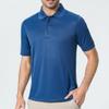 Crown Craze Performance Polos T-Shirt for Adult Men Lightweight 5.1oz Mesh Shirt,100% Polyester Breathable Tee (US, Alpha, 6X-Large, Regular, Regular, True Navy) view 4