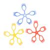 COOLHIYA 3pcs Finger Trainer for Musicians Ergonomic Hand Exerciser for Guitar Piano Players Yellow Portable Tension Trainer for Strength Speed