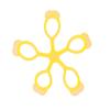 COOLHIYA 3pcs Finger Trainer for Musicians Ergonomic Hand Exerciser for Guitar Piano Players Yellow Portable Tension Trainer for Strength Speed view 3