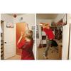 KICHOUSE 1pc Mini Door Hanging Basketball Board Transparent Indoor Backboard No Punching Required Easy to Install for Home Sturdy Design view 2