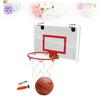 KICHOUSE 1pc Mini Door Hanging Basketball Board Transparent Indoor Backboard No Punching Required Easy to Install for Home Sturdy Design view 4