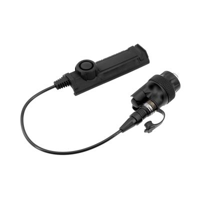 EOTACTACTICAL SR07 DS-SR07 UE-SR07 XT07 Switch Remote Dual Switch Fit for M300 M600 X400 Flashlight ScoutLight WeaponLight SF Replacement Rear Cap Assembly (BK DS SR07)