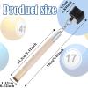 Hariendny 2 in 1 Chalk Holder for Billiards, Portable Pool Cue Chalk Holder, Snooker Pool Cue Tip Shaper, Repair Cue Tip Stick Accessories, Billiard Cue Tip Pricker view 2