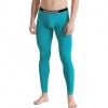 ZAIGGUT Mens Bamboo Viscose Thermal Pants Support Pouch Long Underwear Bottoms Breathable & Soft Base Layer Pants Green 2XL view 1