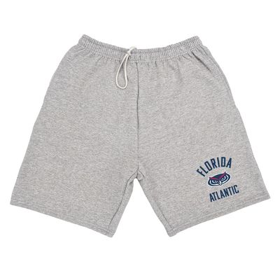 Campus Lab Florida Atlantic University Arched Text Mens Sweat Shorts, Athletic Heather, 2X-Large