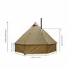 2 Person Yurt Bell Tent with Stove Jack (Brown) view 2