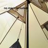 2 Person Yurt Bell Tent with Stove Jack (Brown) view 4