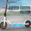 Qlaway 8.5" Aluminum Alloy Frame E Scooter for Adults 19 MPH Sport Escooter 350W Motor, Electric Scooter Up to 22 Miles Range, Bearing 265 LBS/APP Control-White view 4