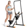 Niceday Steppers for Exercise at Home, Stair Stepper with Handlebar, Stair Climber, Stair Master with 300LBS Loading Capacity-Black view 1