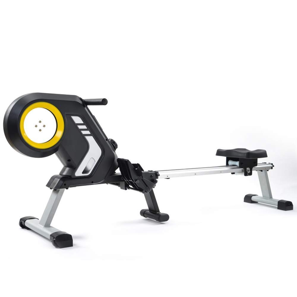 Compact Silent Rowing Maines, Foldable Rower with 8-Level Adjustable Resistance, Transport Wheels, for Home Use Gym Equipment