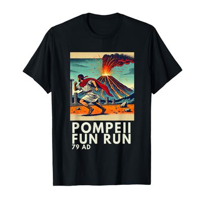 Funny Pompeii Fun Run - Geography Volcanology Volcanologist T-Shirt