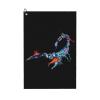 ASEDFGT Cool Scorpion Golf Towel 16 x 24 Inch Golf Towels for Golf Bags Polyester Golf Towel with Carabiner Clip Men and Women Golf Accessories view 1
