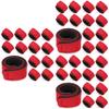 Toddmomy 3sets Fishing Pole Sleeve Protector Rod Straps Fishing Pole Clips Rod Wraps 10pcs*3 view 1