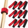 Toddmomy 3sets Fishing Pole Sleeve Protector Rod Straps Fishing Pole Clips Rod Wraps 10pcs*3 view 4