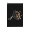 ASEDFGT Angry Lion Golf Towel 16 x 24 Inch Golf Towels for Golf Bags Polyester Golf Towel with Carabiner Clip Men and Women Golf Accessories view 1