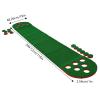 Mini Golf Course Red Putter Golf Pong Golf Putting Mat Golf Stuff Golf Pong Putting Game Set Portable Golf Putting Green Mat Miniature Golf for Two Player Both Indoor and Outdoor Play view 2