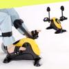 Electric Pedal Mini Rehabilitation Maine Rehabilitation Exercise Maine Portable Pedal Exerciser Bicycle Leg Pedal Bicycle Upper and Lower Equipment Adjustable Resistance (Yellow) view 2